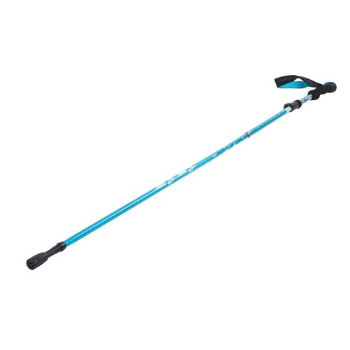 Topyond Trekking Poles, Outdoor Hiking Poles, Telescopic Collapsible Aluminium Alloy Walking Stick, Unisex Collapsible Hiking Poles with Mud Rest and Storage Bag for Camping, Climbing (Sky Blue)