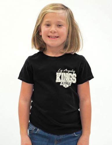 Youth NHL Officially Licensed Kids T-Shirt Los Angeles Kings Small Black