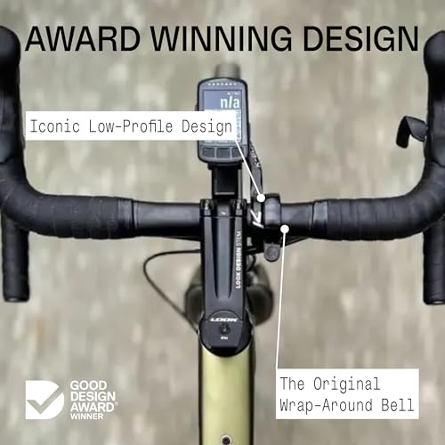 Knog Oi Bike Bicycle Bell Large Modern-Classic Black Copper Brass Aluminum