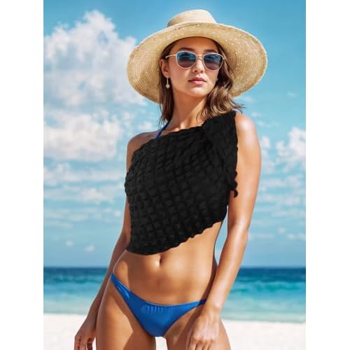 Geyoga Women Sarong Coverup Waffle Short Bathing Suit Wrap Swimsuit Bikini Skirt Beach Women Wrap Tie Front Cover up