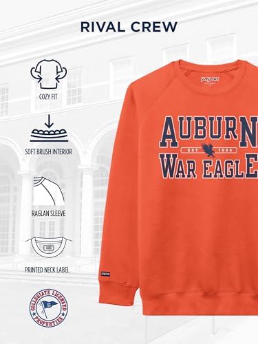 Auburn Tigers X-Large NCAA Crew Sweatshirt - College Spirit Hoodie