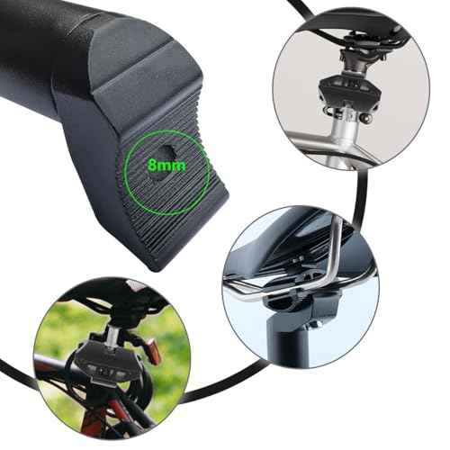 Bicycle Seatpost Head Aluminum Alloy Bicycle Seatpost Clamp Head Seatpost Clamp Parts Post Head Saddle Pipe Head for Mountain Bike Cycling (Black)