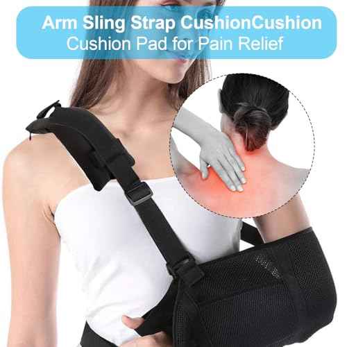 Strap Cushion for Arm Sling,Shoulder Brace Carry Strap Pillow Arm Elbow Wrist Injury Support Strap Pad Padding Pillow for Women Men and Kids Neck Pad Shoulder Brace Carry Pillows