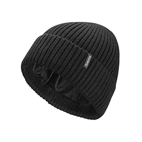 Ocatoma Beanie for Men Women Warm Winter Knit Cuffed Beanie Soft Warm Ski Hats Unisex