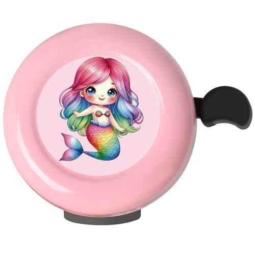 Kids Bike Bell for Little Girls, Pink Handlebar Ring Bell for Toddlers, Universal Bicycle Bell for Scooter, Tricycle, Balance Bike