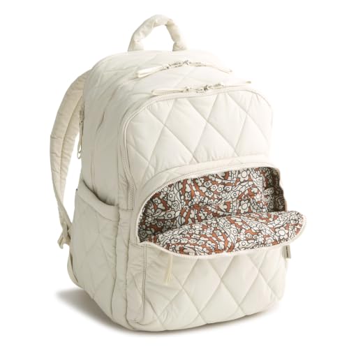 Vera Bradley Featherweight XL Bancroft Backpack Pumice Stone 38L - Women's Travel & School Bag