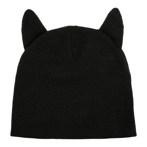 Popfunk Official Batman Face Adult Knit Beanie - Unisex for Men and Women, Black