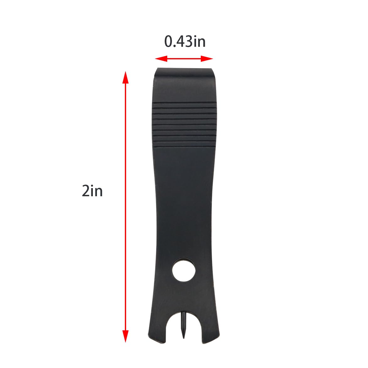 Ruiwaer 2PCS Black Stainless Steel Fishing Line Clipper Fishing Line Nipper Cutter Clipper with Hook Eye Cleaner Pin Fishing Stainless Steel Tool Black Fishing Nipper Line Cutter Cutting Tool