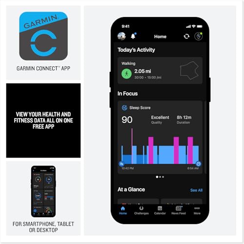 Garmin Venu¢ç 4, 45mm, Advanced Health and Fitness GPS Smartwatch, Bright and Colorful Display, Built-in Flashlight, 12 Days of Battery Life, Slate with Black Silicone Band