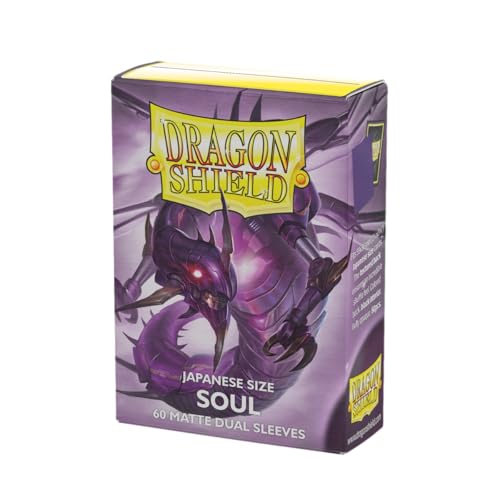Dragon Shield Japanese Dual Matte Card Sleeves - Soul Purple, 1 Pack