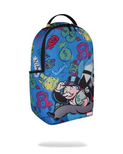 Sprayground Monopoly Grab & Go Backpack - Durable Polyester Travel Bag