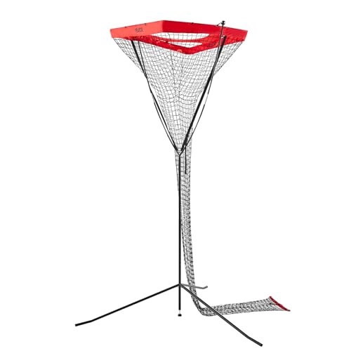 VEVOR Volleyball Training Net System,8 * 11/12 * 11ft/Pitching Practice/Spiking Practice/14 Net,Portable Net Station, Easy Setup Indoor Outdoor Target Net for Serving Spiking Setting
