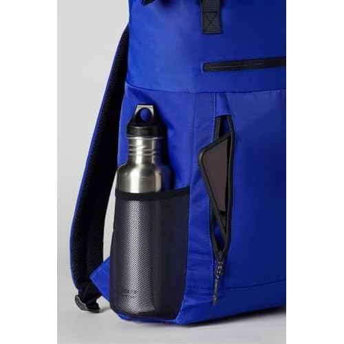 Fabletics The Only Backpack, Versatile, Spacious, Durable, Padded Laptop Sleeve, Modern, Admiral Blue, Unisex, One Size