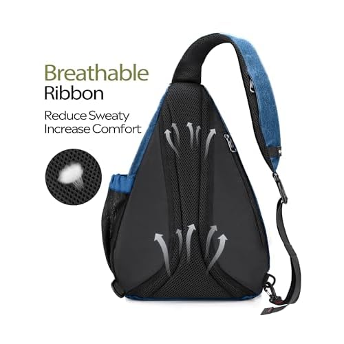 OutdoorMaster Sling Bag, Hiking Daypack, Crossbody Shoulder Chest Urban Outdoor Travel Backpack for Women & Men