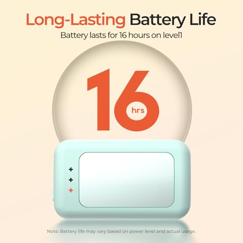 AI Hand Warmers Rechargeable, Reusable Portable Electric Hand Warmer, Fast Intelligent Heating in 1 Second, Gifts for Christmas, Outdoor, Golf, Hunting, Camping Accessories Cyan 2Pack