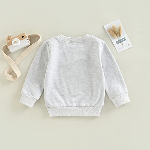 Toddler Halloween Pumpkin Sweatshirt Boy Girl 12-18 Months Fall Costume Ready for Kick Off