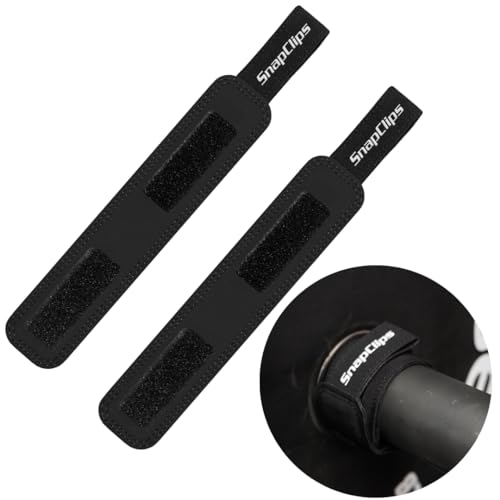 SnapClips Barbell Collars - Black / Simple Design - 2 Inch Olympic Weight Clamps