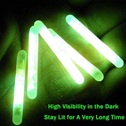 Fishing Glow Sticks for Bobbers and Rod Alarms Bulk Kit - Night Fishing Accessories