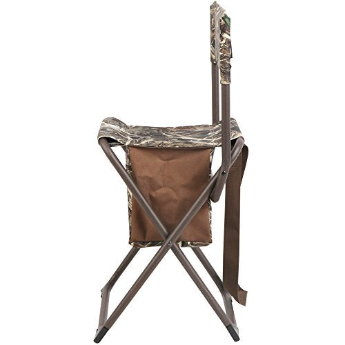 Folding Camping Chair with Backrest and Storage Pocket - Camouflage, Supports Up to 225 lbs - Portable Hunting & Fishing Stool - Variation of Chair