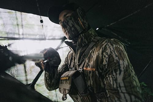 Muddy Men's TRX Lightweight Quarter Zip Shirt - X-Large Mossy Oak Bottomland