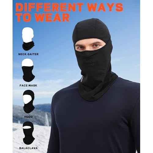 Balaclava Ski Mask Winter Face Mask for Men Women Thermal Full Face Cover for Cold Weather Snowboarding Motorcycle