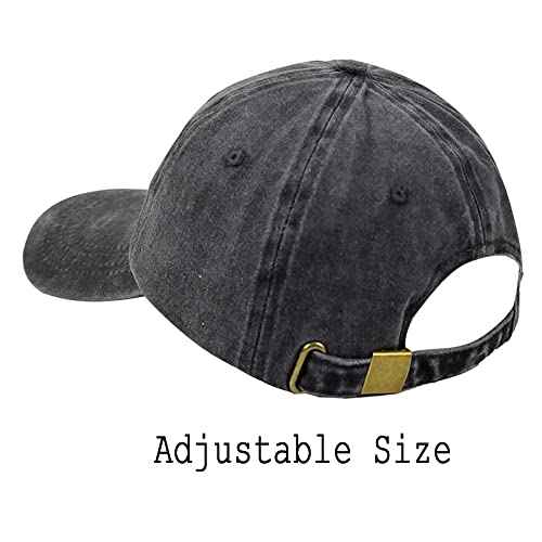 Horse Hair Don't Care Hat, Adjustable Embroidered Distressed Cotton Horses Baseball Cap Gifts for Girls Women
