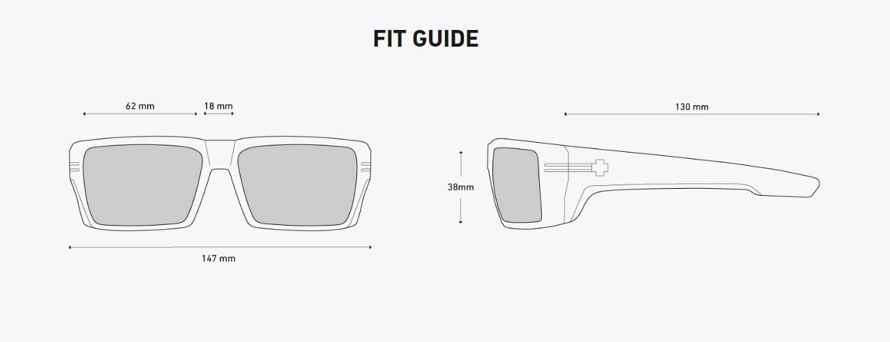 ANSI Certified Spy Rebar Sunglasses - Matte Black Frame, Happy Gray Green Lens