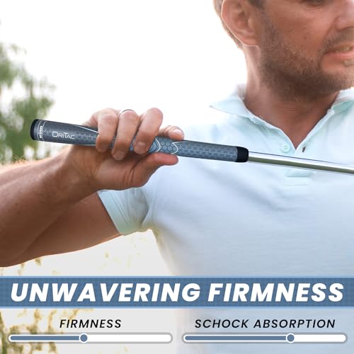 Oversize Golf Grip - Dri-Tac Rubber Non-Slip Cushioned Shock Absorption