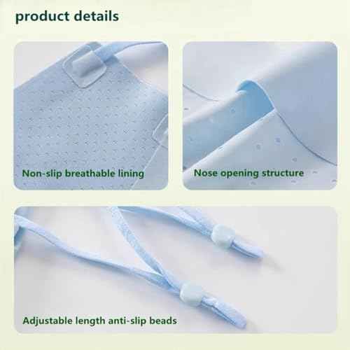 Traceless Sunscreen Mask£¬Summer Thin Breathable UV Face Protection Sun Mask£¬Face Cover with Ear Loops Scarf for Women