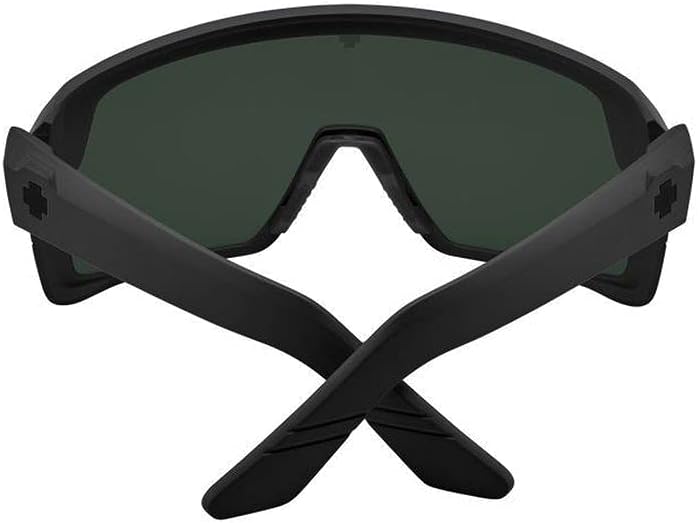 Spy Optic Monolith Sunglasses Matte Black w/Happy Grey Green Black Spectra Mirror Lens