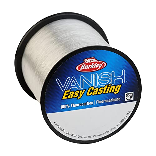 Berkley Vanish Fluorocarbon Fishing Line 40lb 350yd Clear - Invisible Leader