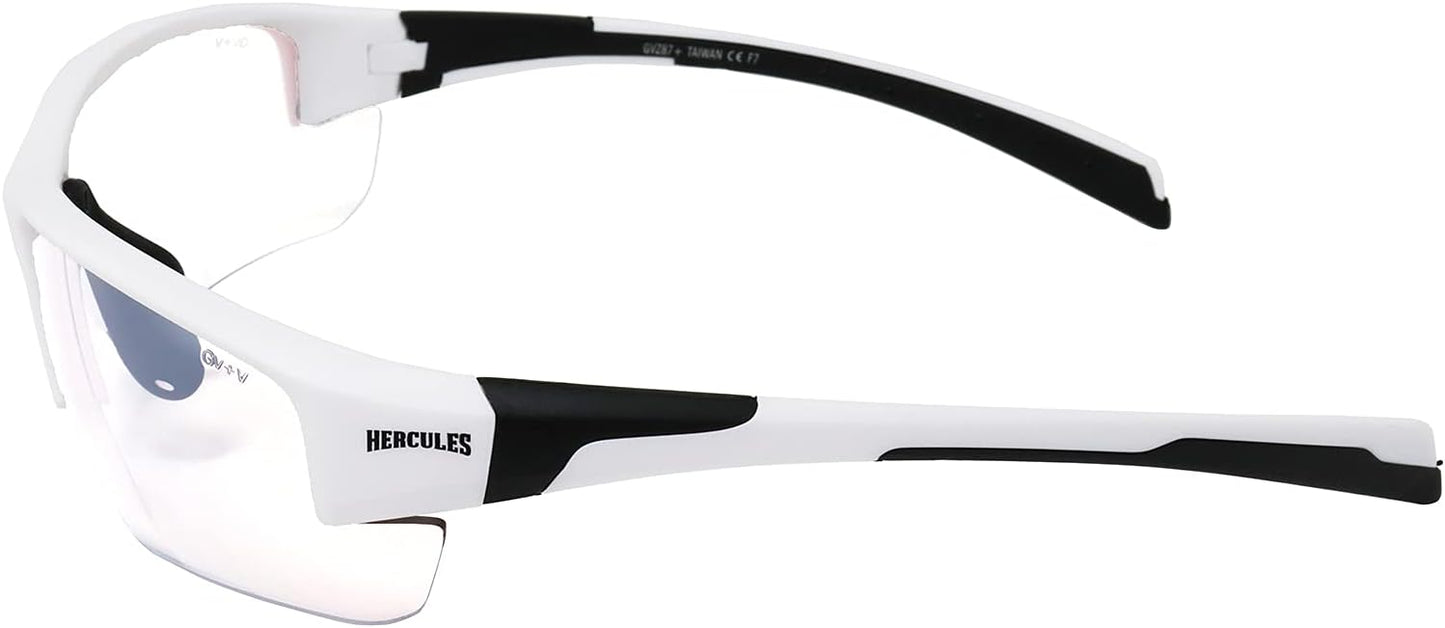 Global Vision Hercules 7 Auto-Darkening Photochromic Safety Sunglasses Clear to Smoke Lens ANSI Z87.1 Transitional Glasses