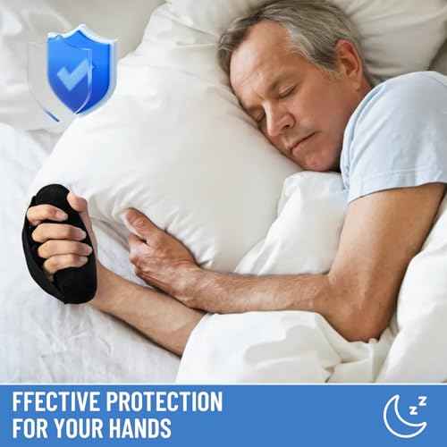 TYYIHUA Palm Protector Palm Grips Hand Contracture Cushions with Elastic Band & Finger Sepereter, for Stroke Hand, Arthritis Parkinson Dementia (1)