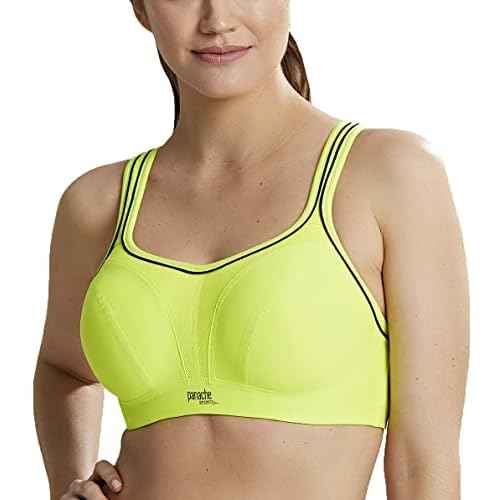 Panache Women's High Impact Underwire Sports Bra, Lime Zest, 34HH