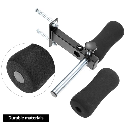 Wall Mounted Sit-Up Exercise Bar for Abdominal Workout - Steel & Foam Support