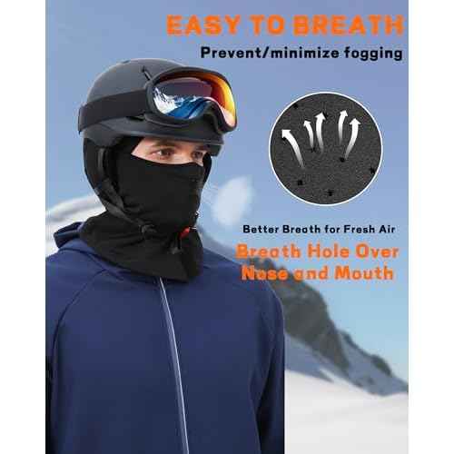 Balaclava Ski Mask Winter Face Mask for Men Women Thermal Full Face Cover for Cold Weather Snowboarding Motorcycle