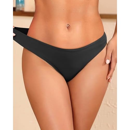 Tempt Me Women Low Rise Bikini Bottoms - Moderate Coverage Bathing Suit Bottoms Low Waisted Swimsuit Bottoms Brief 2025