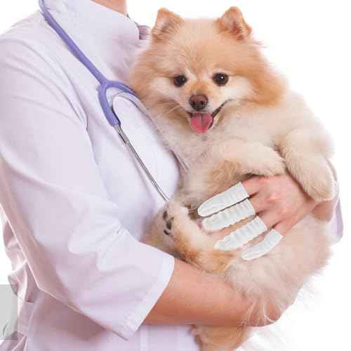 (Approx 300 Pcs) Finger Covers,Latex Finger Covers Disposable Gloves,Thumb and Fingertip Protector Finger Glove,Suitable for Cleaning Beauty Electronic Component Repair Handmade Oroduction(Whiter)