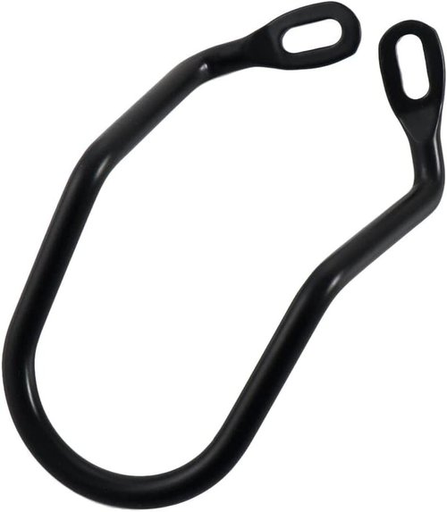 Rear Derailleur Protector, Steel Bicycle Derailleur Guard, Bike Rear Derailleur Hanger Rear Gear Protector Chain Stay Guard for Bicycle Mountain Road Cycling, Black, 150 mm