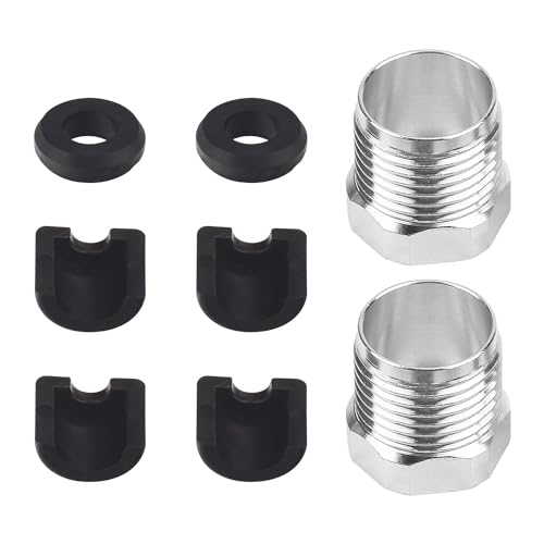 White Aluminum Steering Reverse Cable Lock Nut Kit for Sea-Doo Watercraft