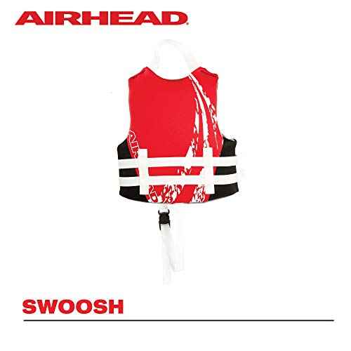Airhead Children's Swoosh Kwik-Dry Neolite Life Jacket, US Coast Goard Approved Type III Life Jacket, Fits Children 30-50lbs