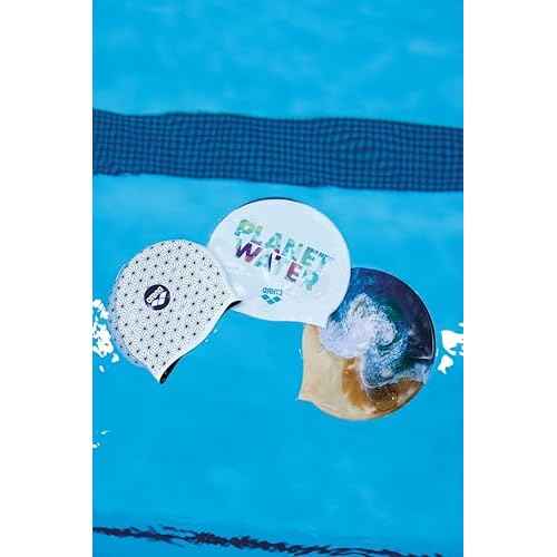 Arena Unisex Adult Reversible Swim Cap Men and Women 2-in-1 Durable Silicone Bathing Cap Waterproof Comfortable Fit, One Size