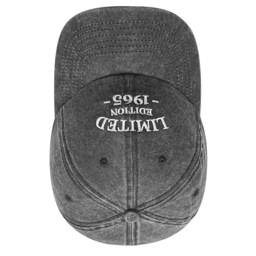 60th Birthday Gifts for Men Women, Happy 60th Birthday Decorations, Embroidered Baseball Cap Adjustable