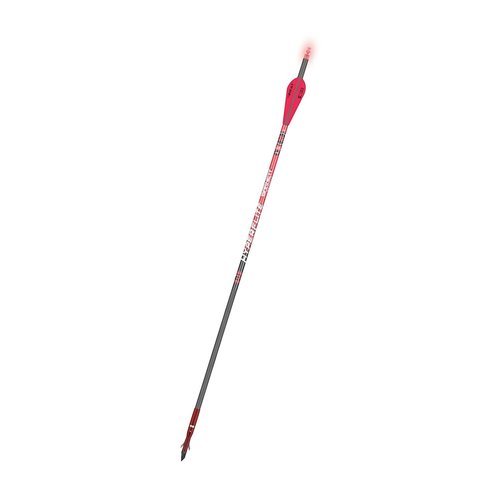 Barnett Hyperflite Illuminated Crossbow Arrows, 3-Pack of Polycarbonate Half-Moon Nocks with Multi-Colored Strobe Lights, 20"