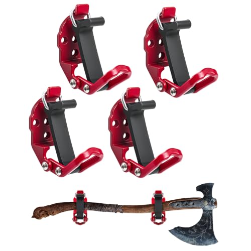 4 Pack Quick Release Shovel Holder Wall Mount for Trucks & Outdoor Use