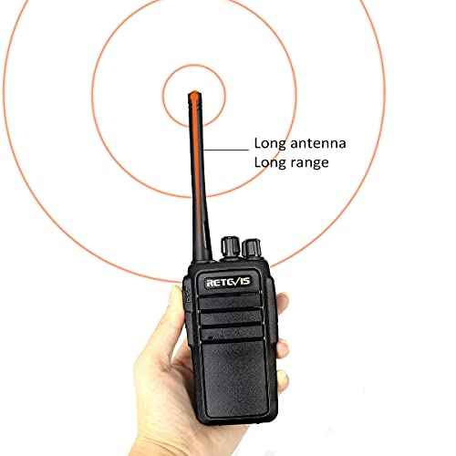 Retevis RT21 Walkie Talkies for Adults, 2 Way Radio Long Range, Two Way Radio Rechargeable, Handheld Radio, Portable, FRS, Durable, Heavy Duty, for Business(4 Pack)