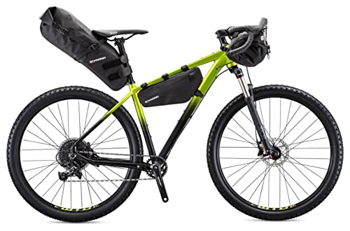 Schwinn Explorer Bike Bag, 9 Liter Handlebar Pouch, Tool Free Attachment, Waterproof, Bicycle Storage Accessories