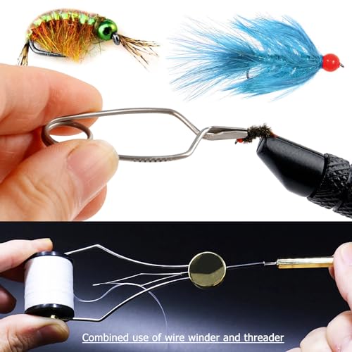 149-Piece Fly Tying Kit with Tools and Materials for Fly Fishing - Portable Carry Bag