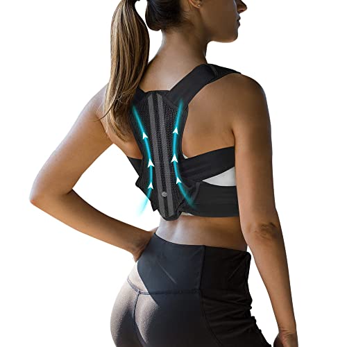 Posture Corrector for Women & Men, Adjustable Back Support Brace - Small/Medium