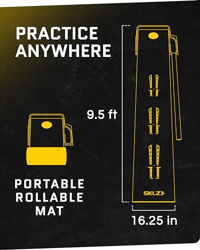 SKLZ Putting Green Accelerator Pro - Realistic Home Golf Practice Mat